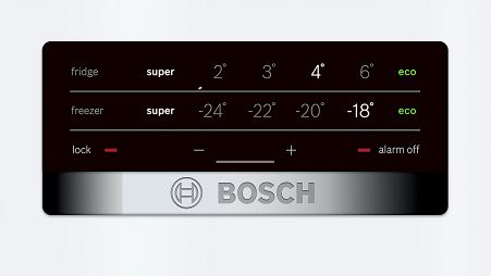 Bosch soyuducularında temperatur göstəricisi